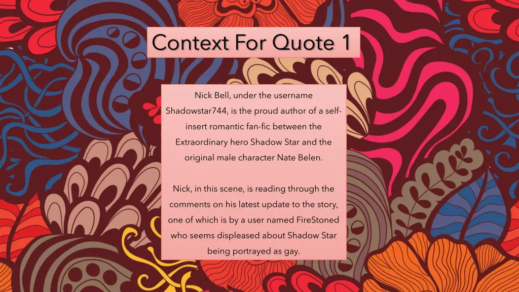 context for quote 1