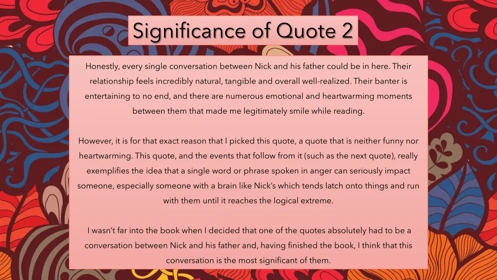 significance of quote 2