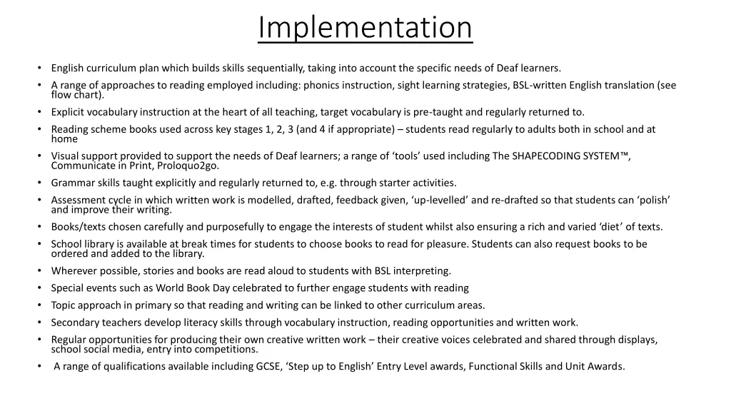 implementation
