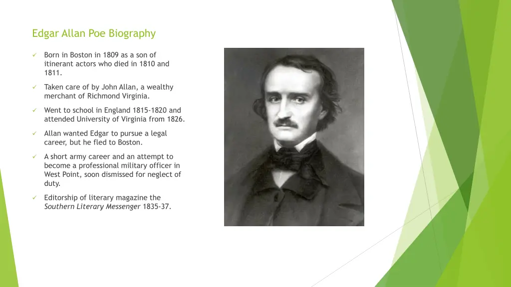 edgar allan poe biography