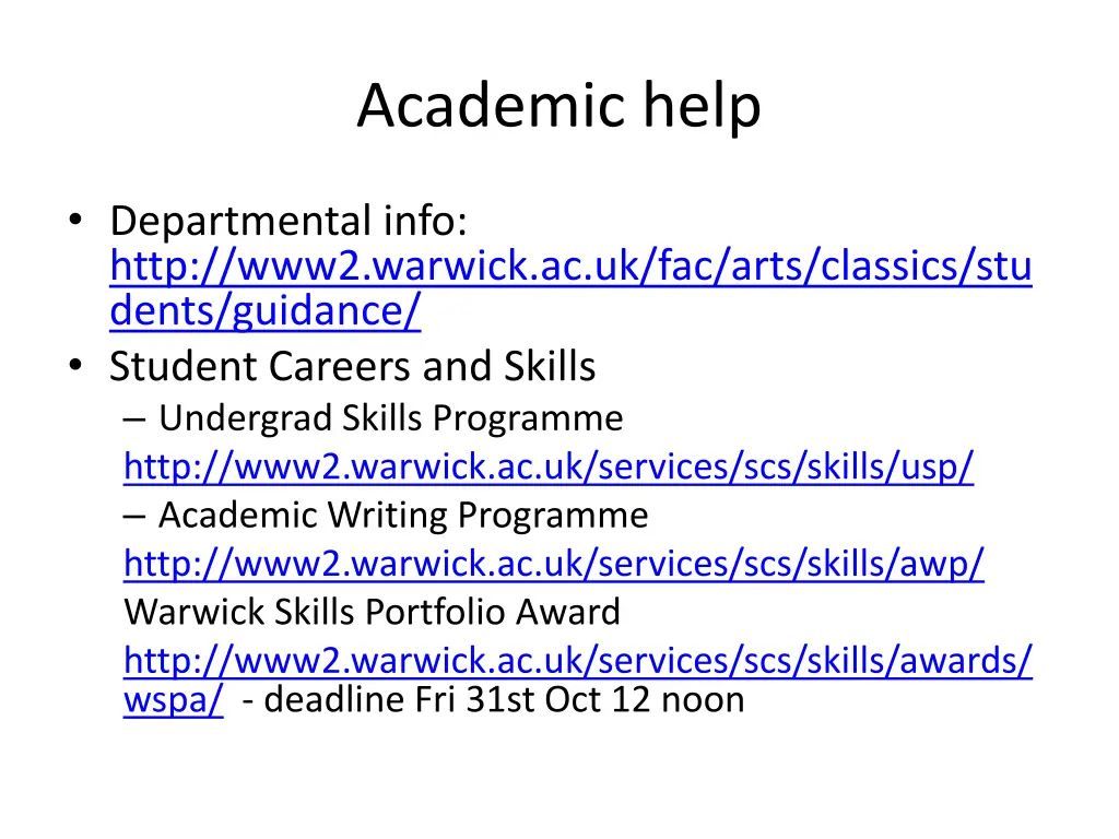 academic help