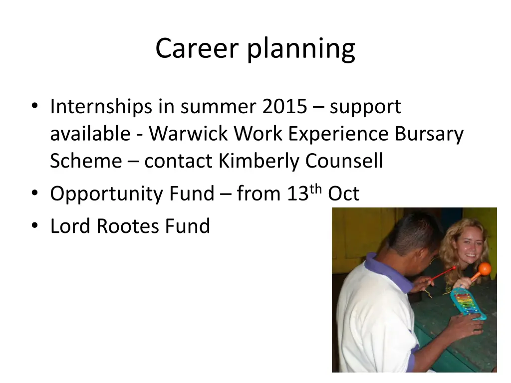 career planning