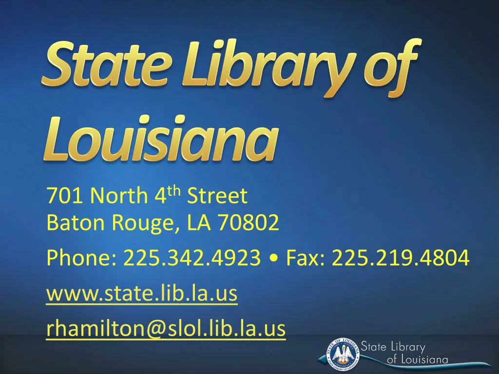 701 north 4 th street baton rouge la 70802 phone