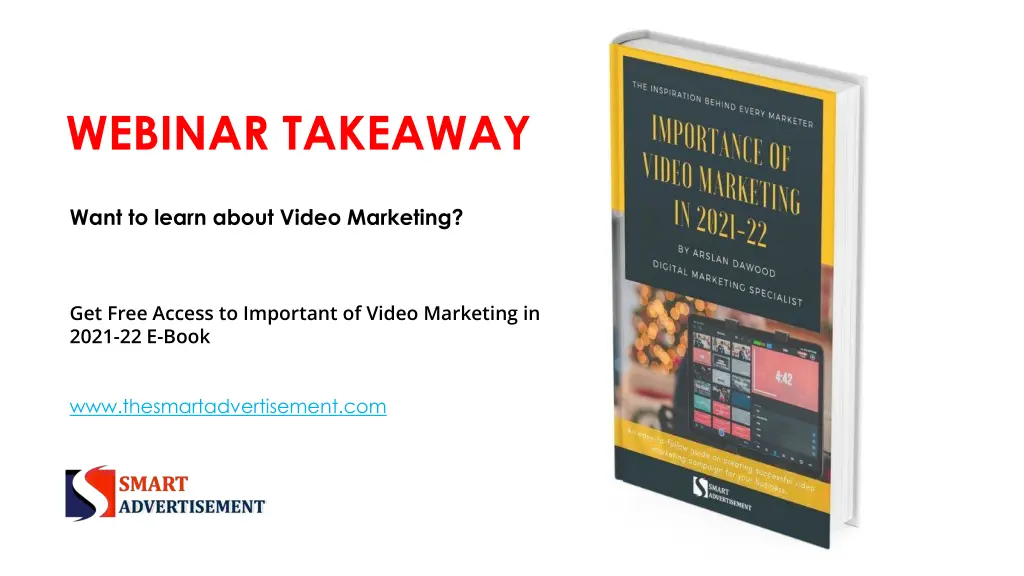 webinar takeaway