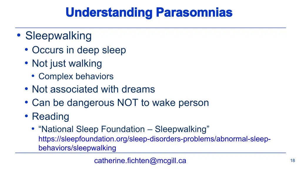 understanding parasomnias understanding