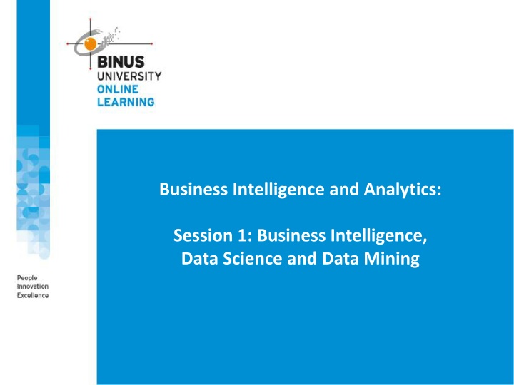 business intelligence and analytics