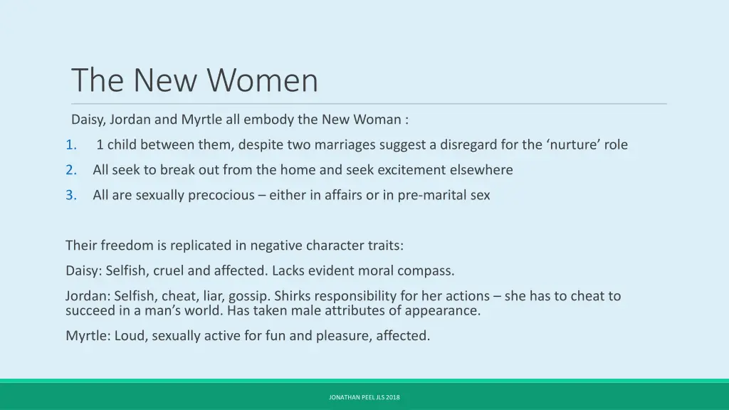 the new women