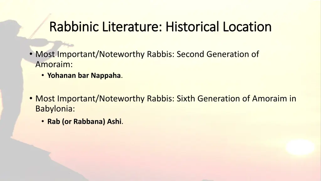 rabbinic literature historical rabbinic 10