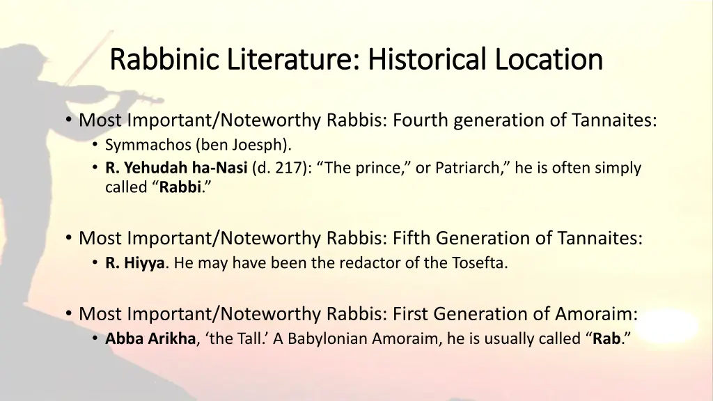 rabbinic literature historical rabbinic 9