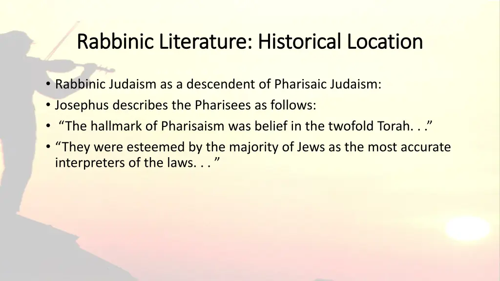 rabbinic literature historical rabbinic