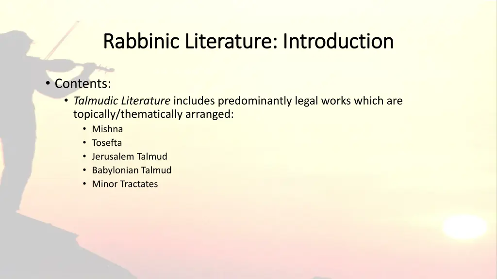rabbinic literature introduction rabbinic 3