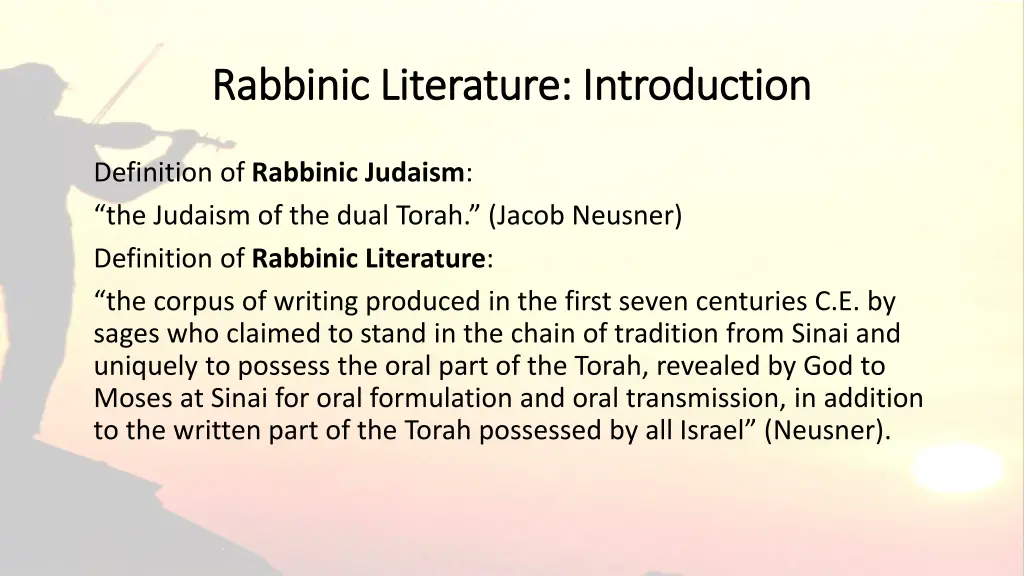 rabbinic literature introduction rabbinic