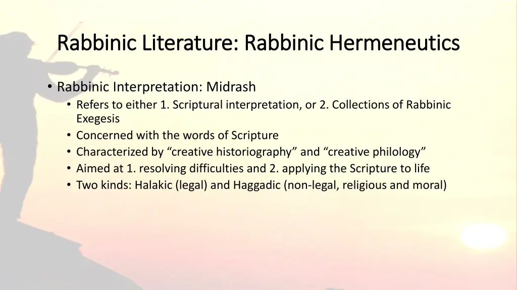 rabbinic literature rabbinic hermeneutics 1