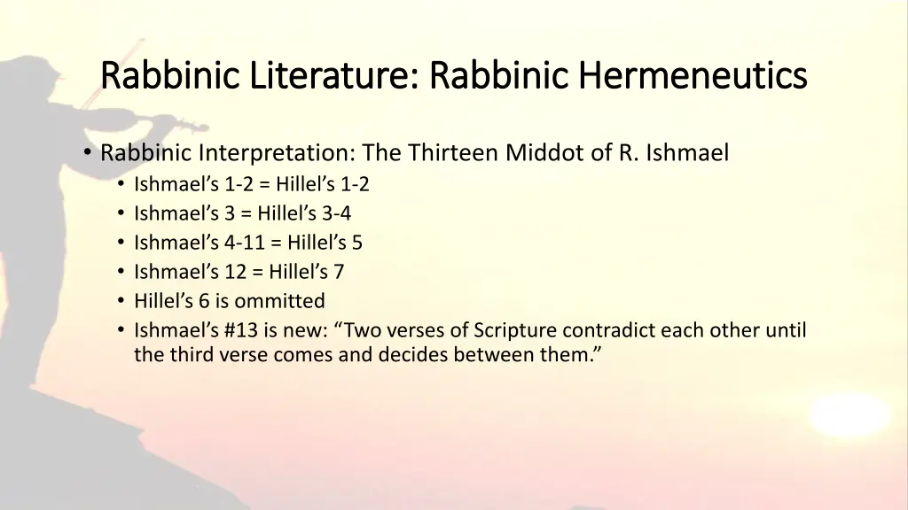 rabbinic literature rabbinic hermeneutics 4