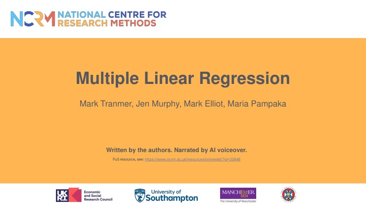 multiple linear regression