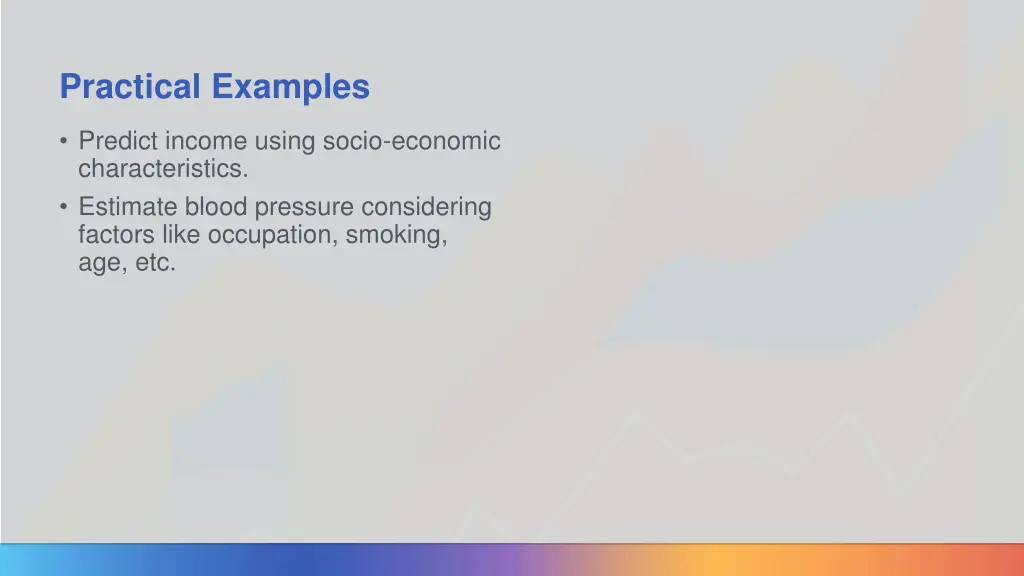 practical examples