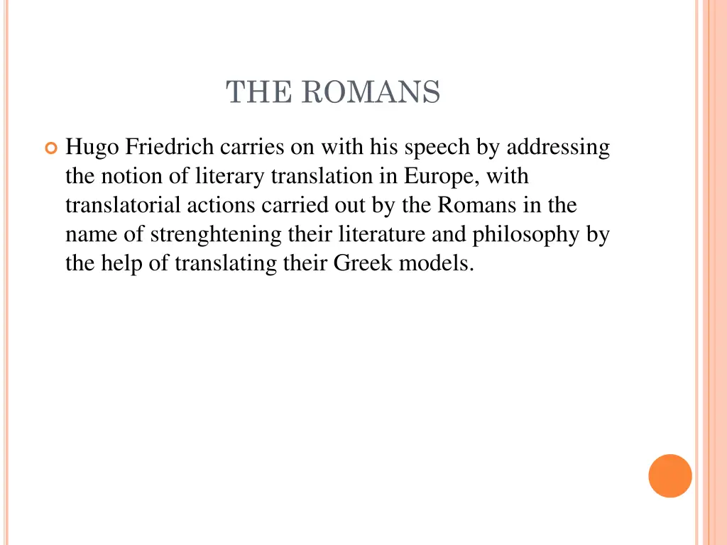 the romans