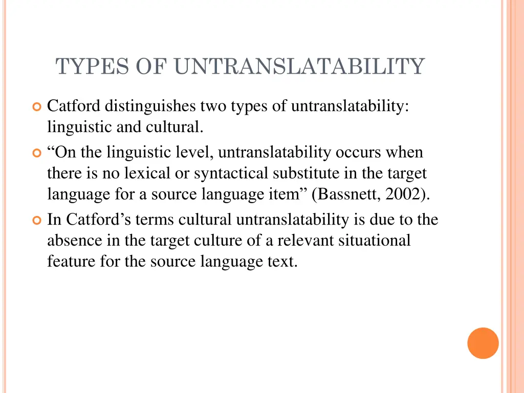 types of untranslatability