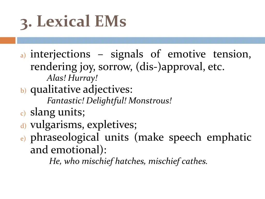 3 lexical ems
