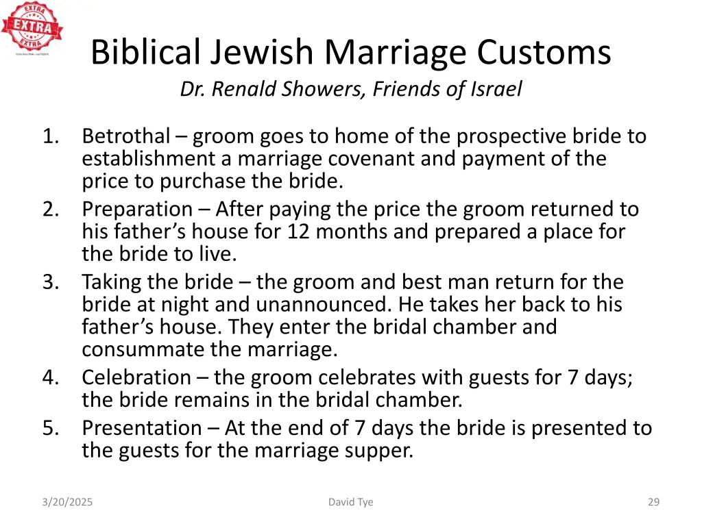 biblical jewish marriage customs dr renald