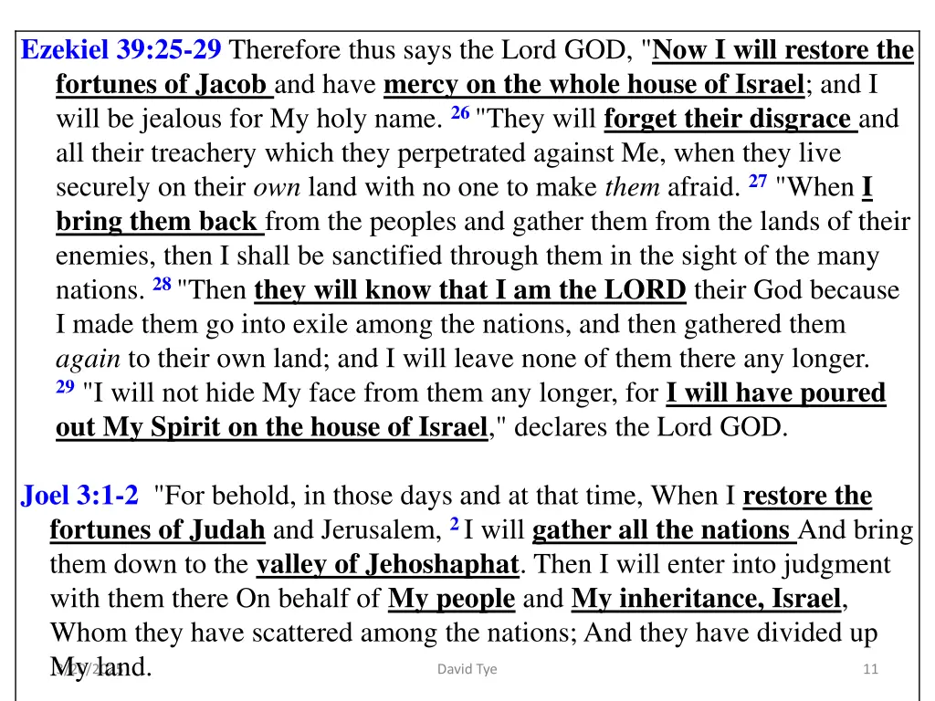 ezekiel 39 25 29 therefore thus says the lord