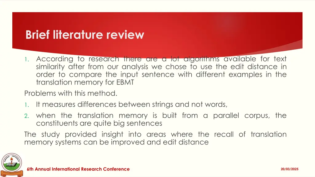brief literature review