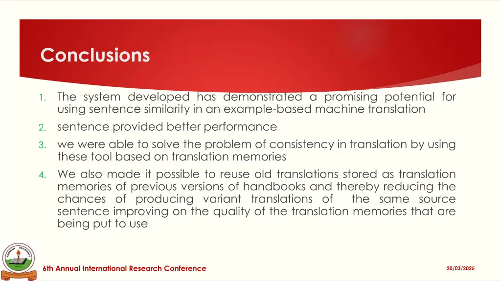 conclusions