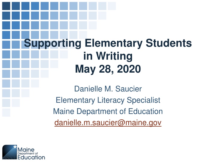 supporting elementary students in writing