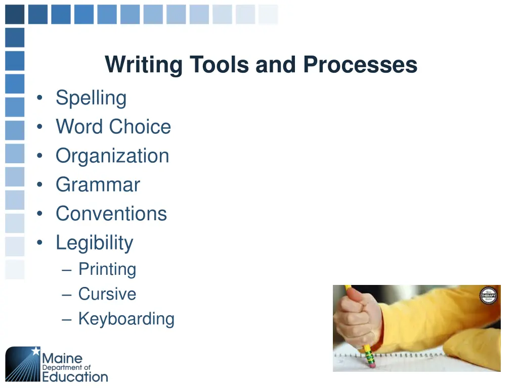 writing tools and processes spelling word choice