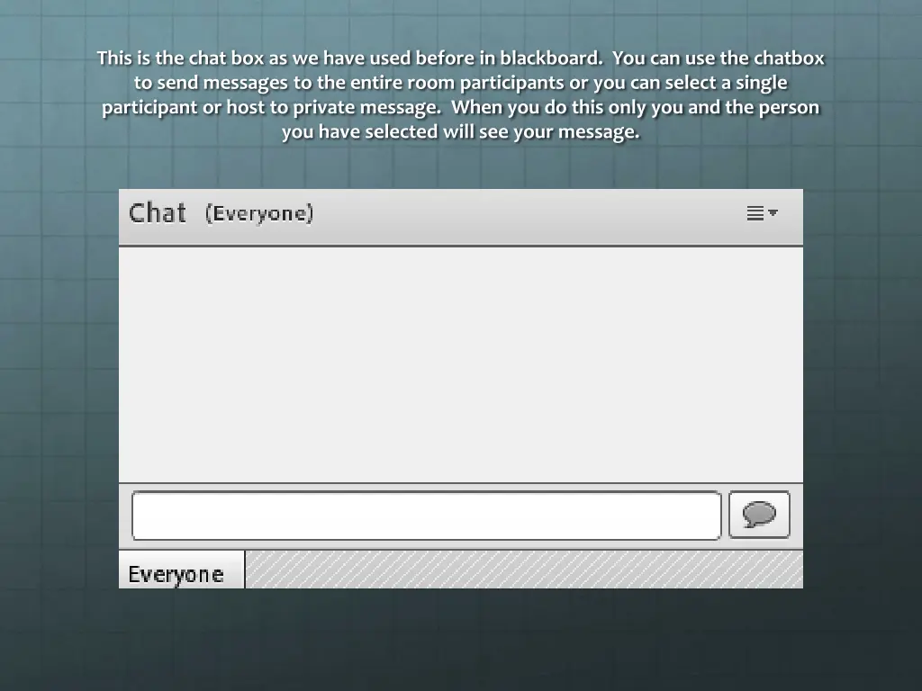 this is the chat box as we have used before