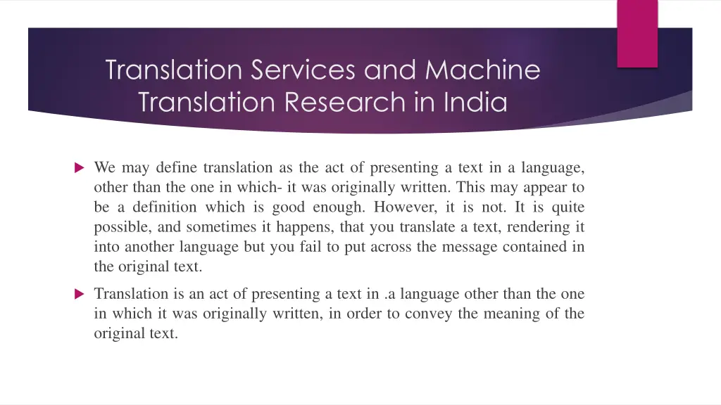 translation services and machine translation