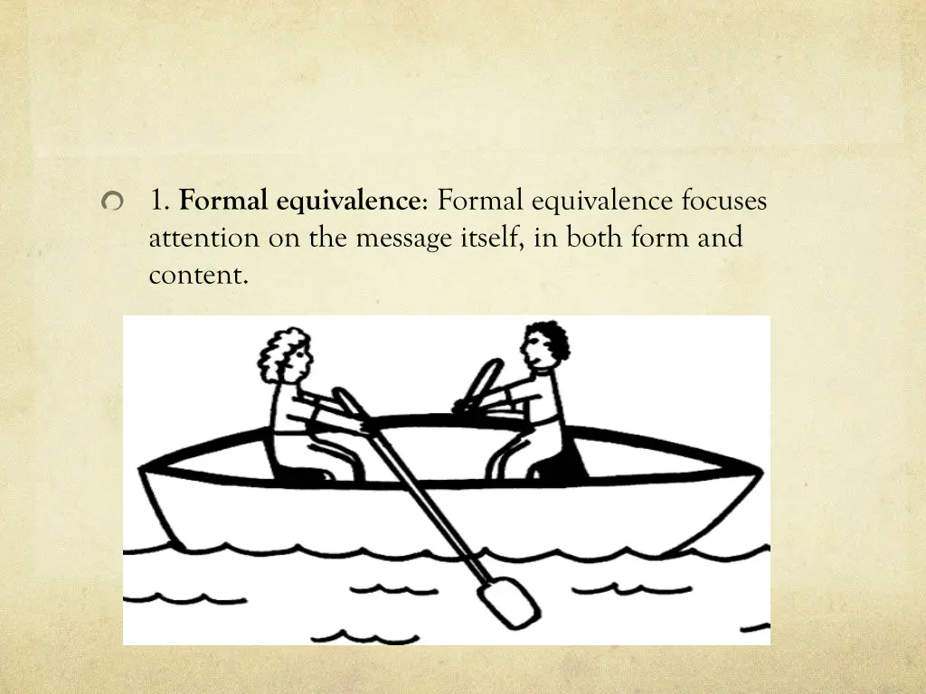 1 formal equivalence formal equivalence focuses