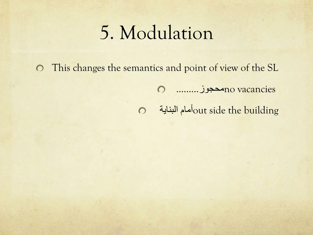 5 modulation