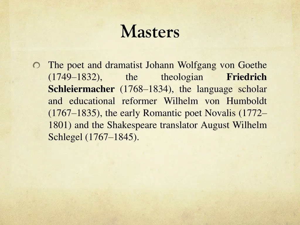 masters