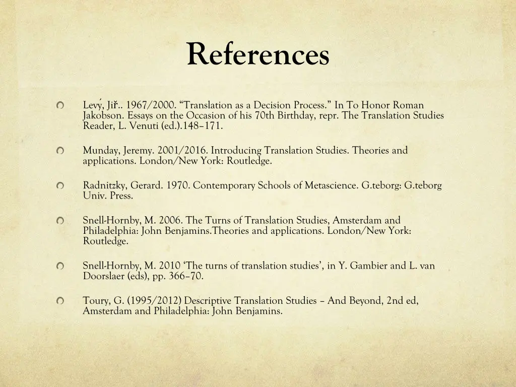 references