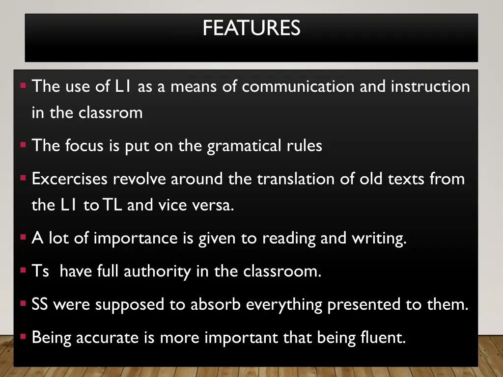 features