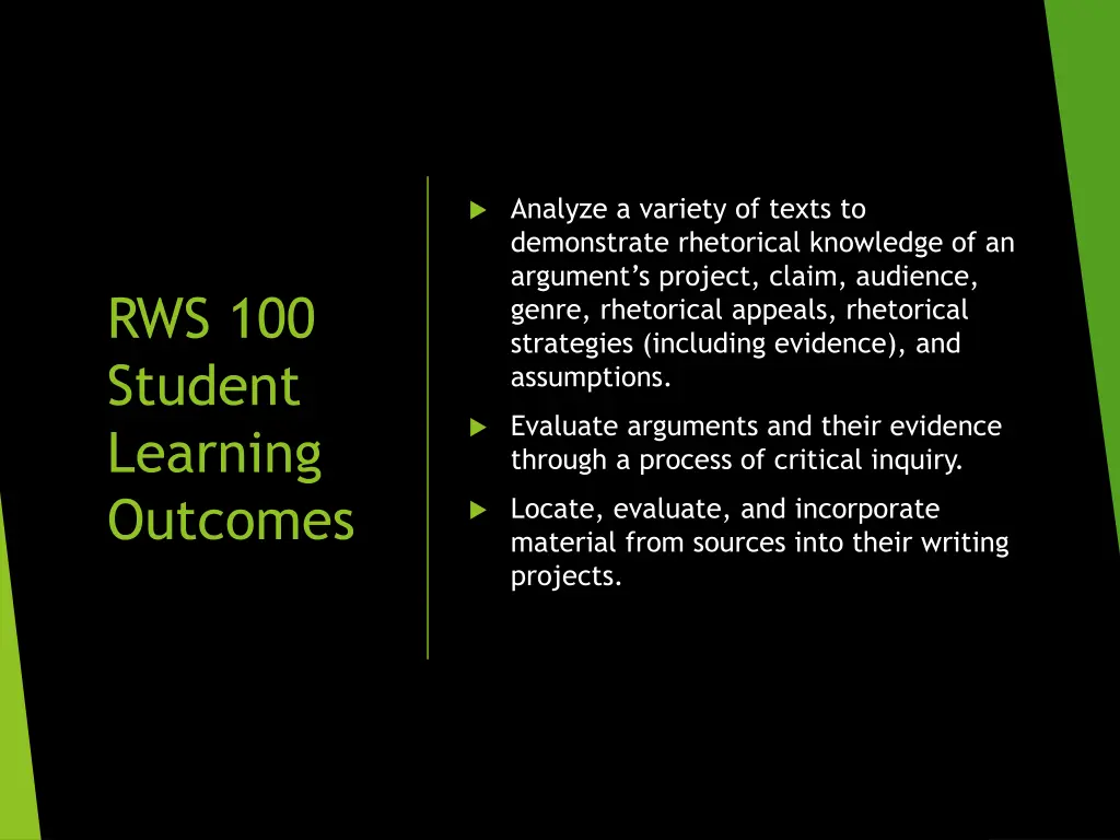 analyze a variety of texts to demonstrate