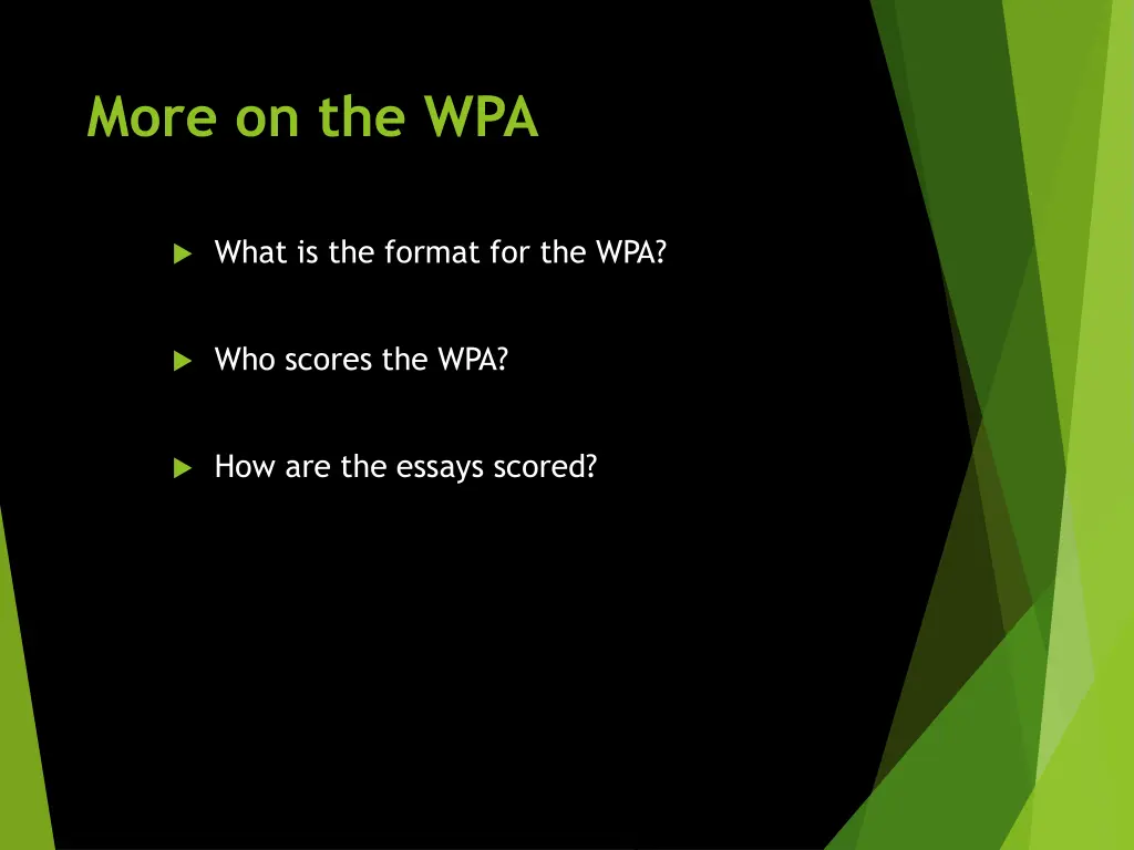 more on the wpa