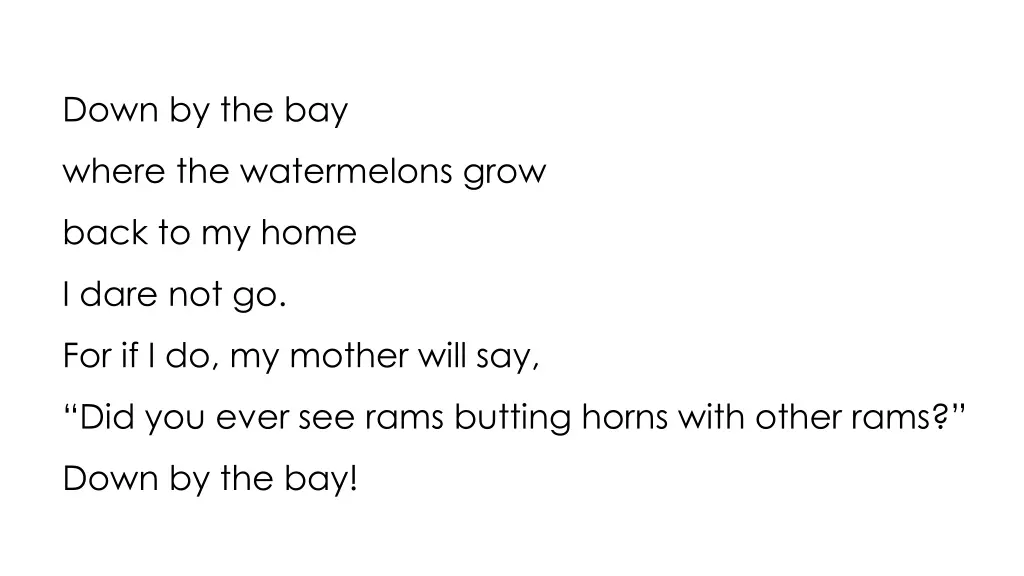 down by the bay 5