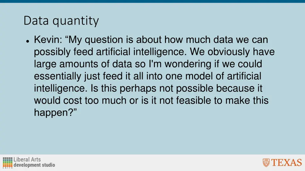 data quantity