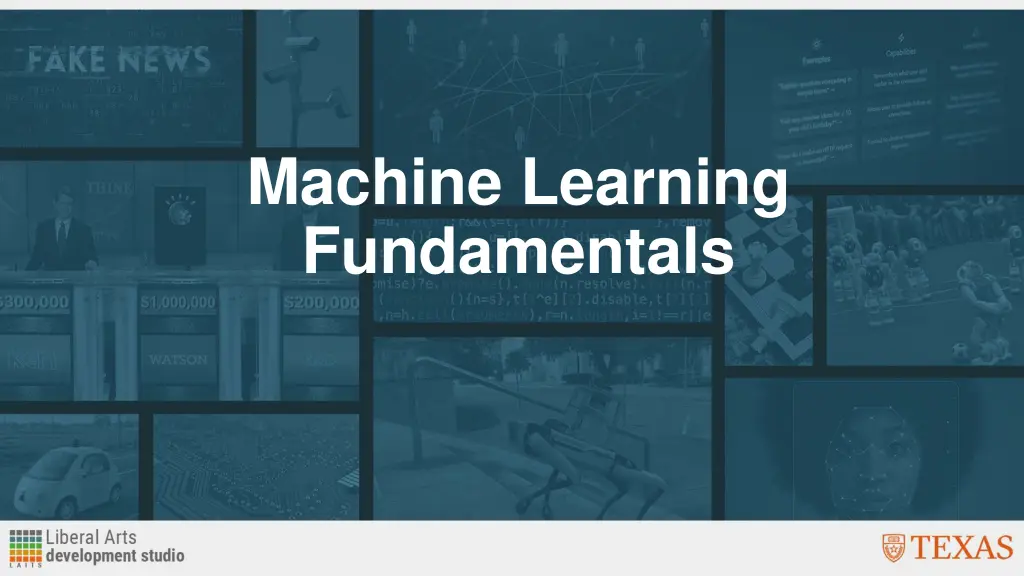 machine learning fundamentals