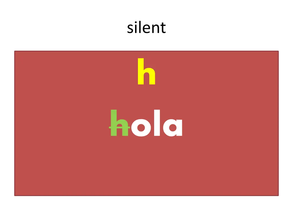 silent