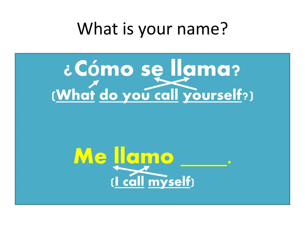 what is your name 1