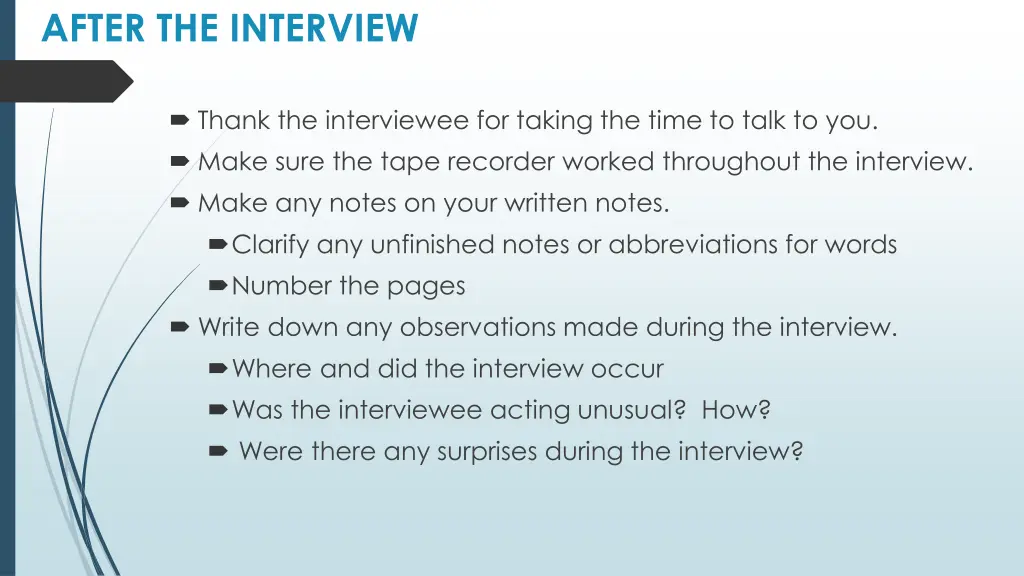 after the interview 1
