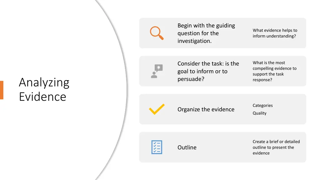begin with the guiding question