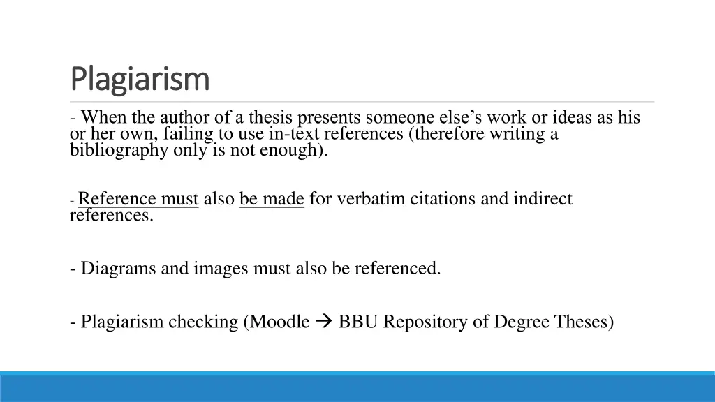 plagiarism plagiarism w hen the author