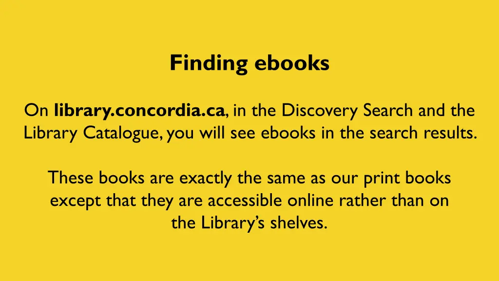 finding ebooks