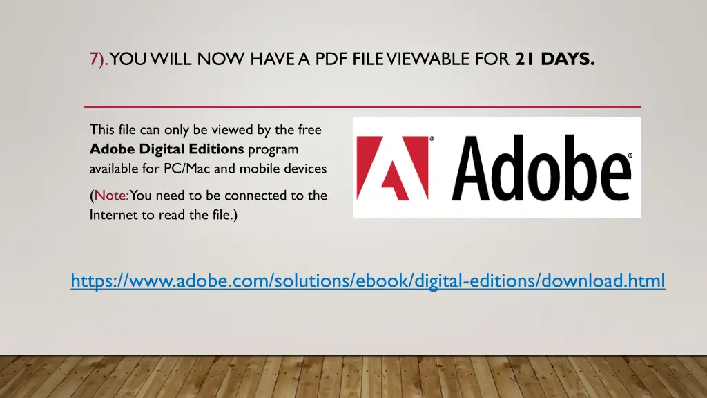 7 you will now have a pdf file viewable