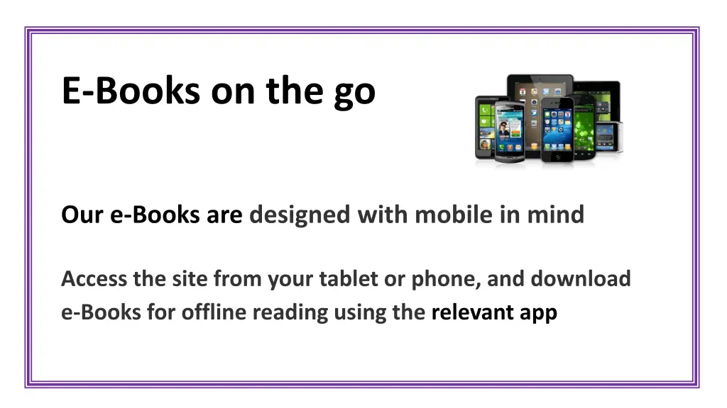 e books on the go