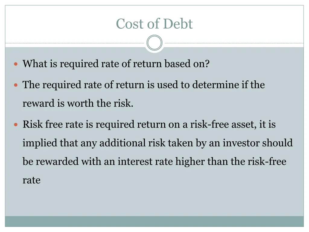 cost of debt 4